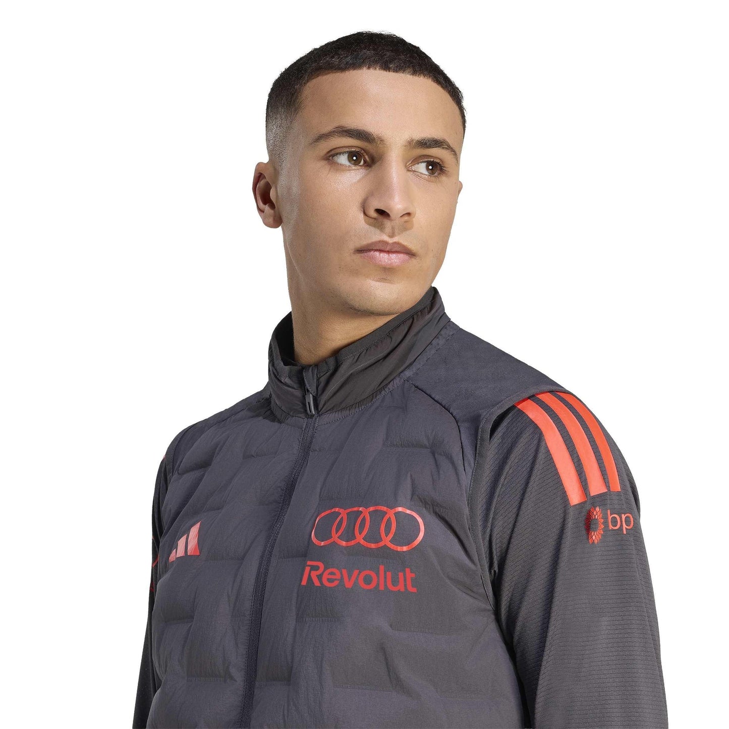 Audi F1 Mechanics Padded Vest Mens