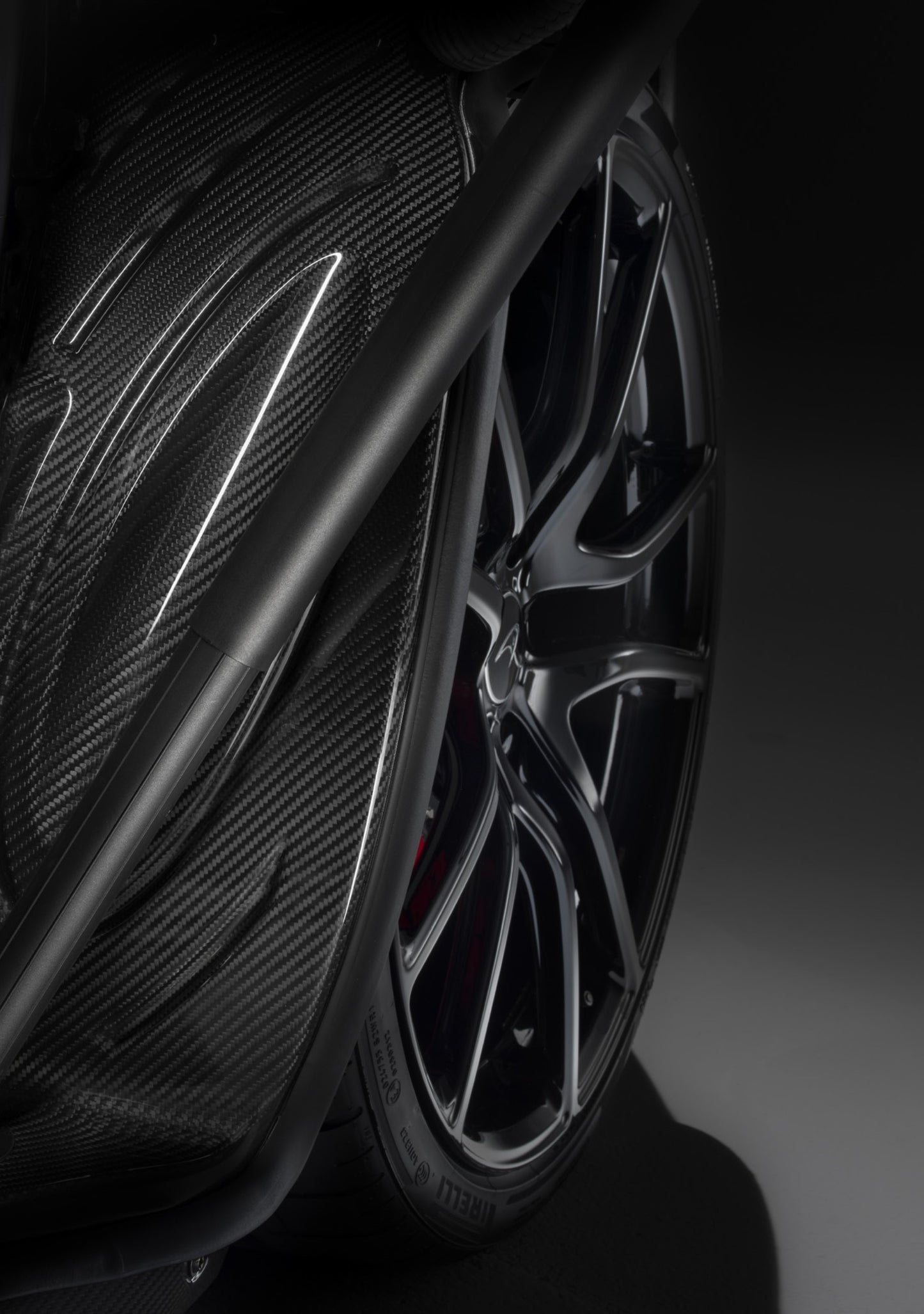McLaren 570s Gloss Visual Carbon Fibre Wheel Arch Covers