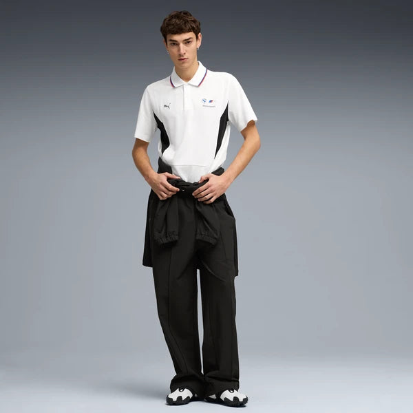 Genuine BMW M Motorsport Sportswear Polo - Black / Cloudspun Pro Blue / White