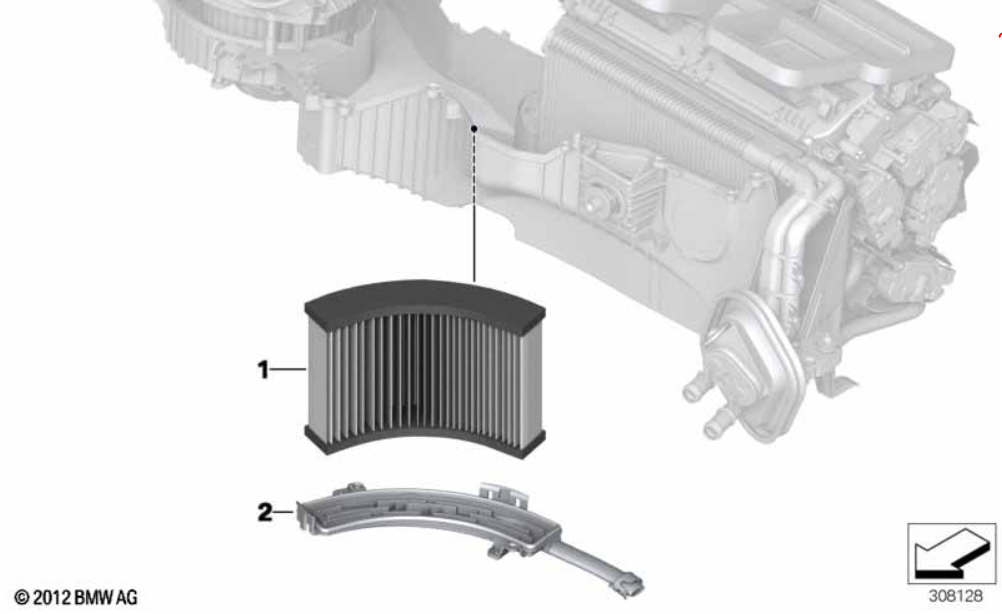 Genuine BMW Microfilter / Cabin Filter 64119237555