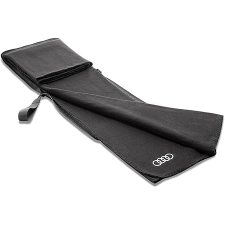 Audi 2-in-1 fleece blanket Black