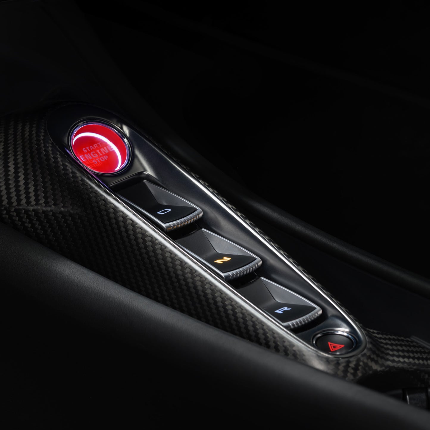 McLaren Artura Satin Visual Carbon Fibre Centre Console Finisher