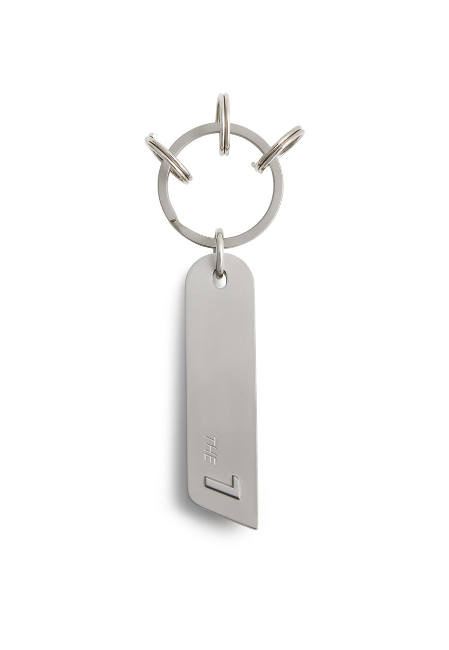 BMW 1 Series Car Keyring - Metal Silver