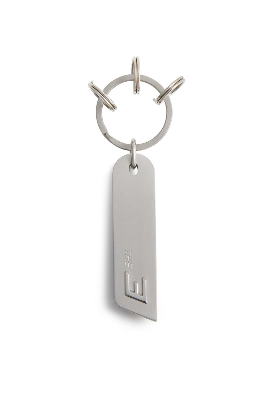 BMW 3 Series Car Keyring - Metal Silver