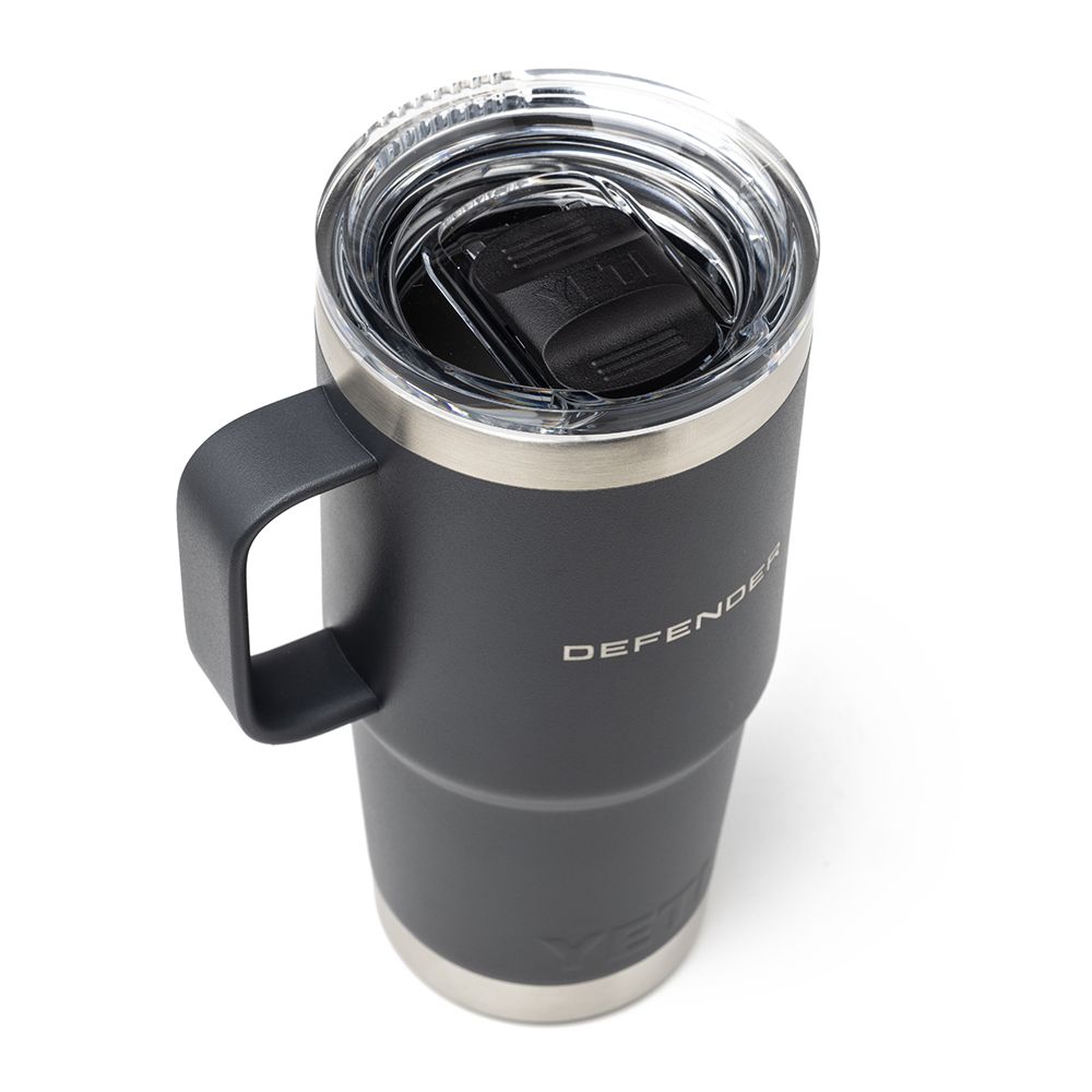 Defender x YETI Rambler Travel Mug in Charcoal 20oz/591ml (with handle)