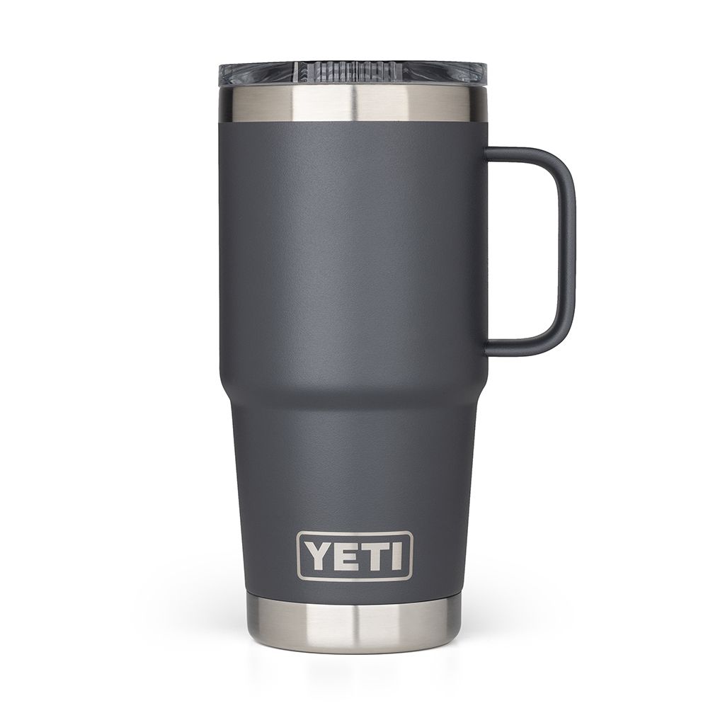 Defender x YETI Rambler Travel Mug in Charcoal 20oz/591ml (with handle)