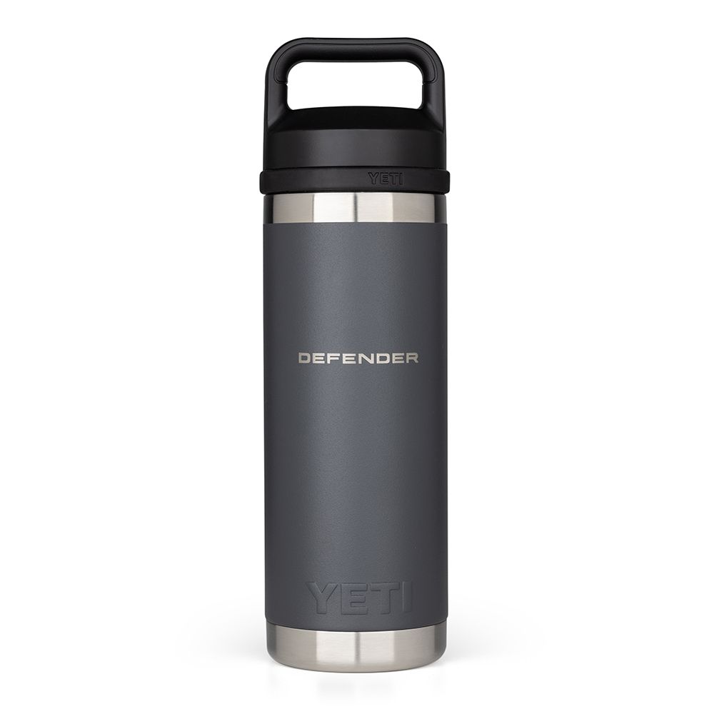 Defender x YETI Rambler Bottle 18oz/532ml in Charcoal