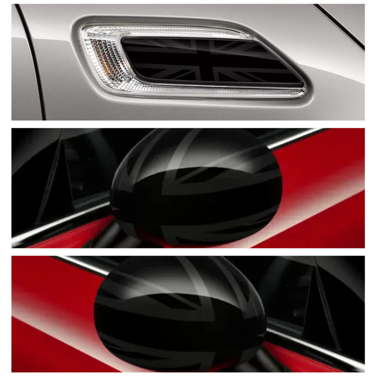 MINI genuine Clubman Night Jack Mirror Cap Cover and Side Scuttles