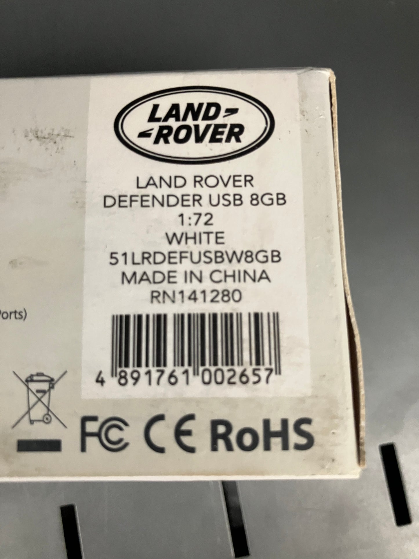 Land Rover 8GB USB Drive 'White Defender'