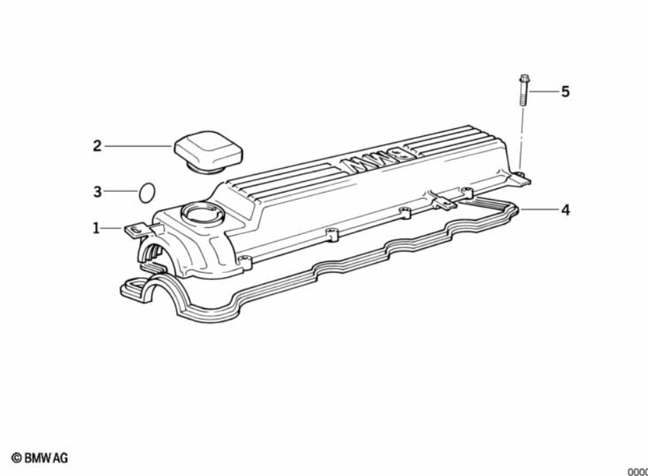 Genuine BMW M51 Rocker Cover Gasket