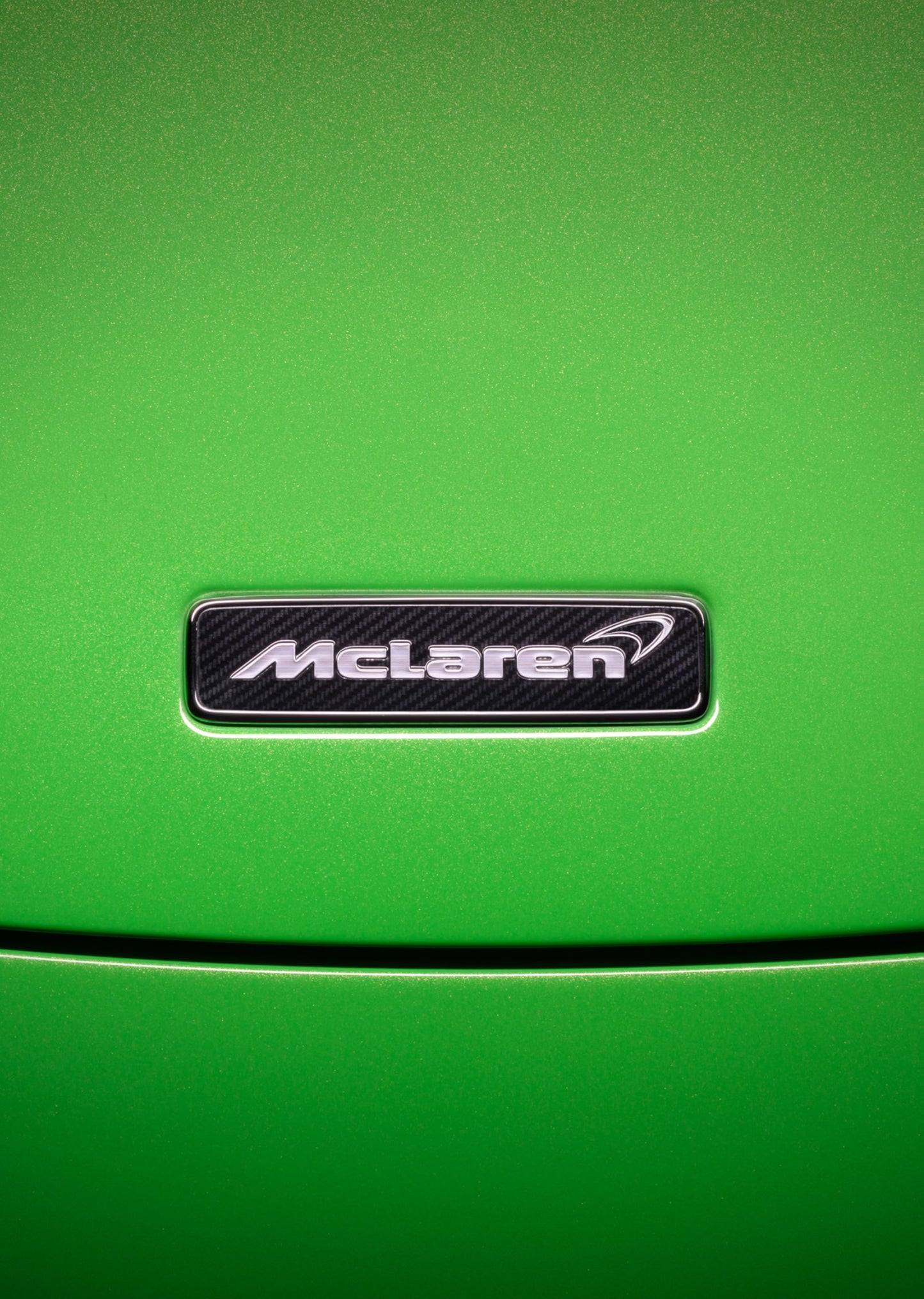 McLaren 650s Gloss Carbon Fibre McLaren Bonnet Badge