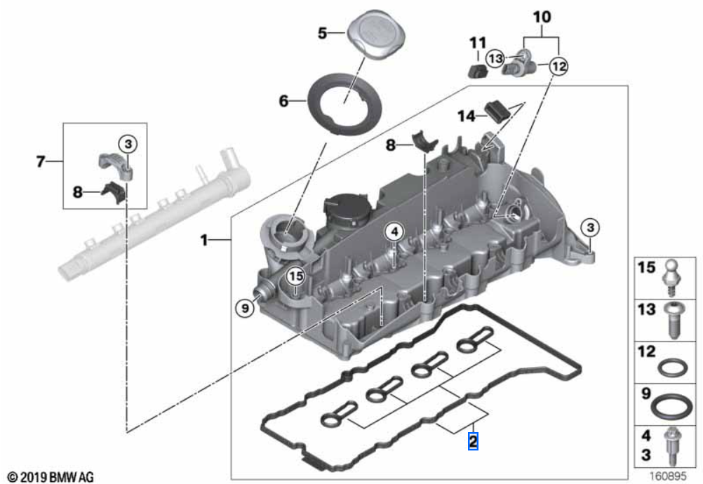 Genuine BMW N47 Rocker Cover Gasket