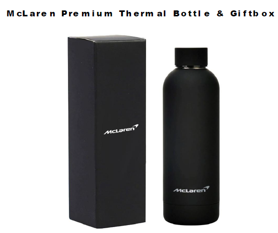 McLaren Black Water Bottle