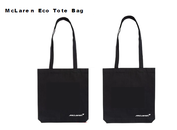 McLaren Black Eco Tote Bag