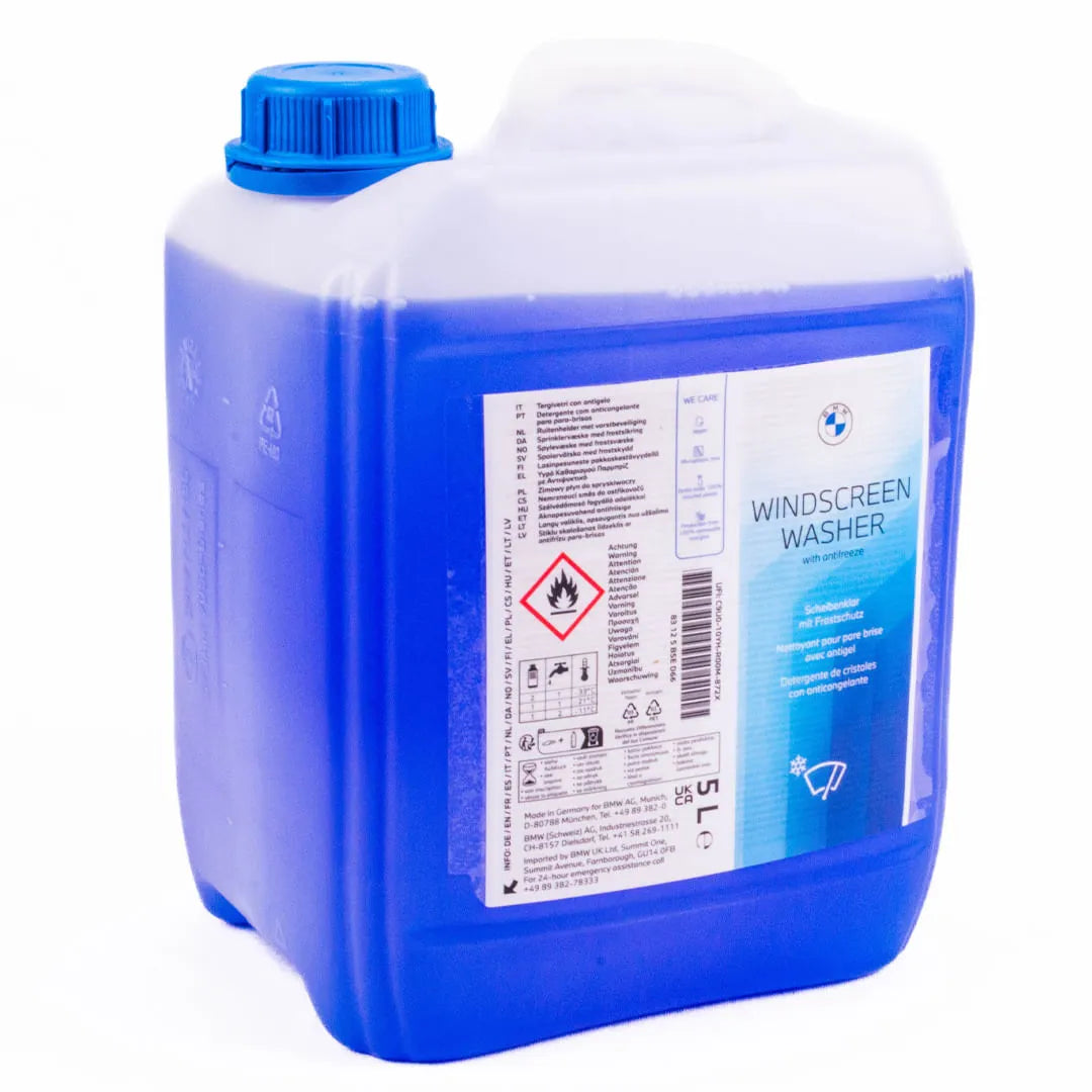 Genuine BMW Windscreen Wash Fluid 1000ml / 5000ml With Antifreeze