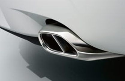 Jaguar XJ & XF Polished Tailpipe Finishers