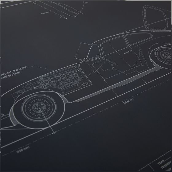 Jaguar E-Type Artwork