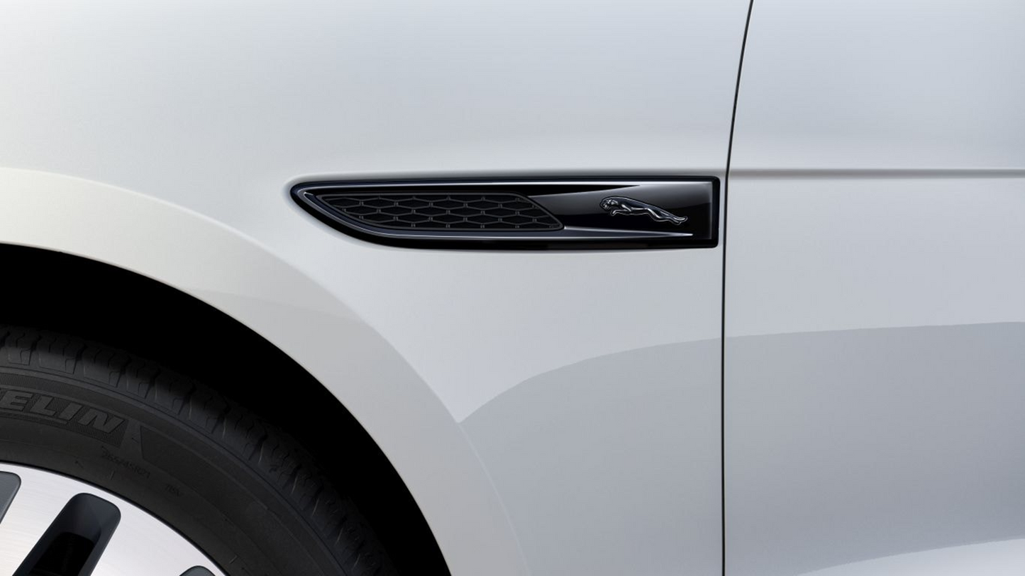 Jaguar F-Pace Gloss Black Side Power Vent Kit