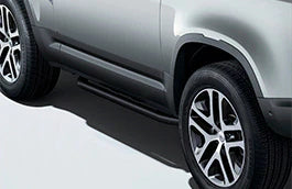 Land Rover Defender 2020 on Side Tubes - Bright or Black Finish