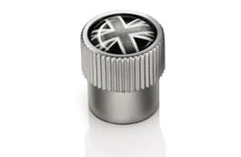 Land Rover Styled Tyre Valve Cap Set of 4 - Black Jack