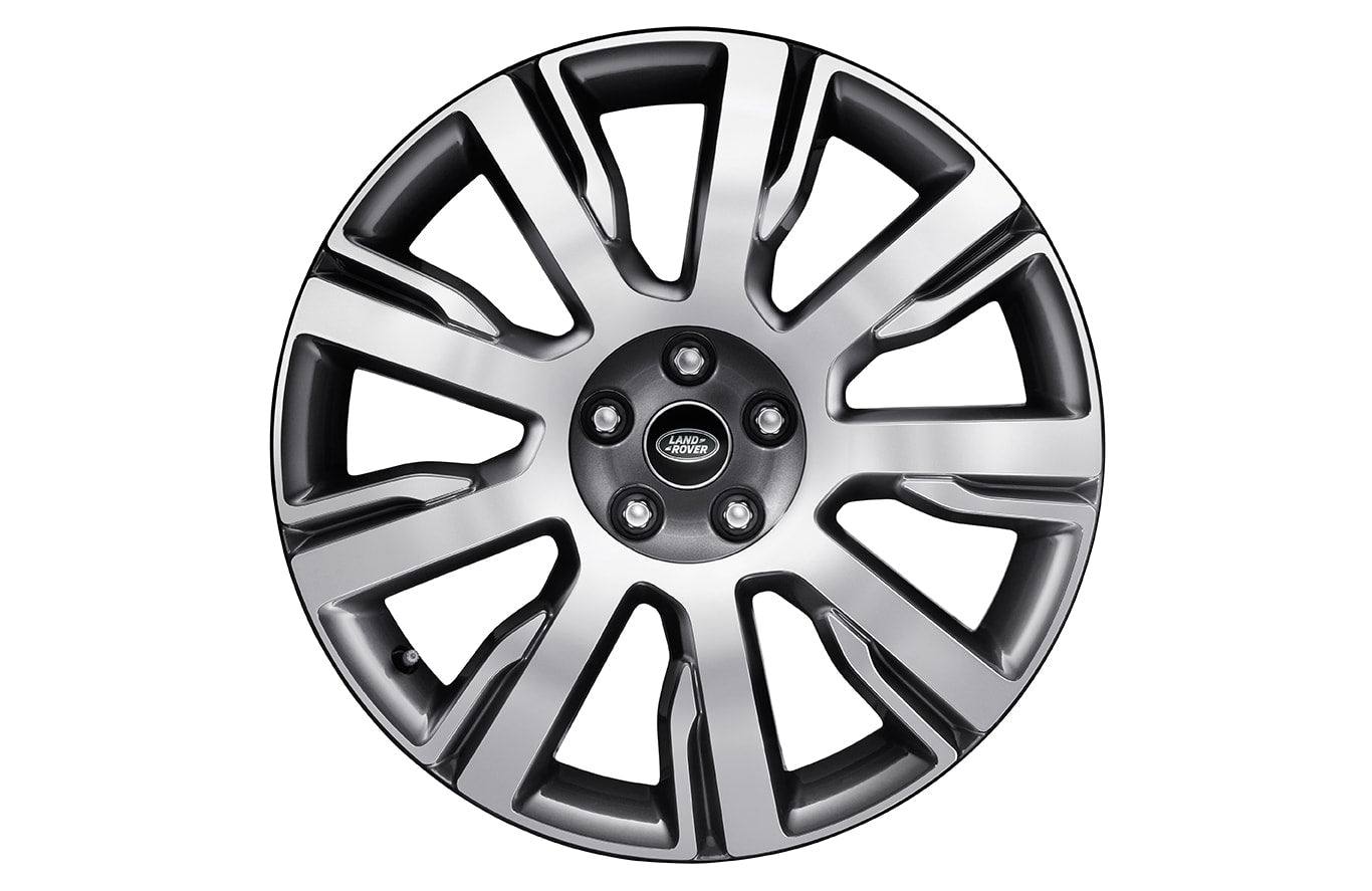 Land Rover Discovery 5 21" 9 Spoke 'Style 9002 Alloy Wheel Diamond Turned Finish