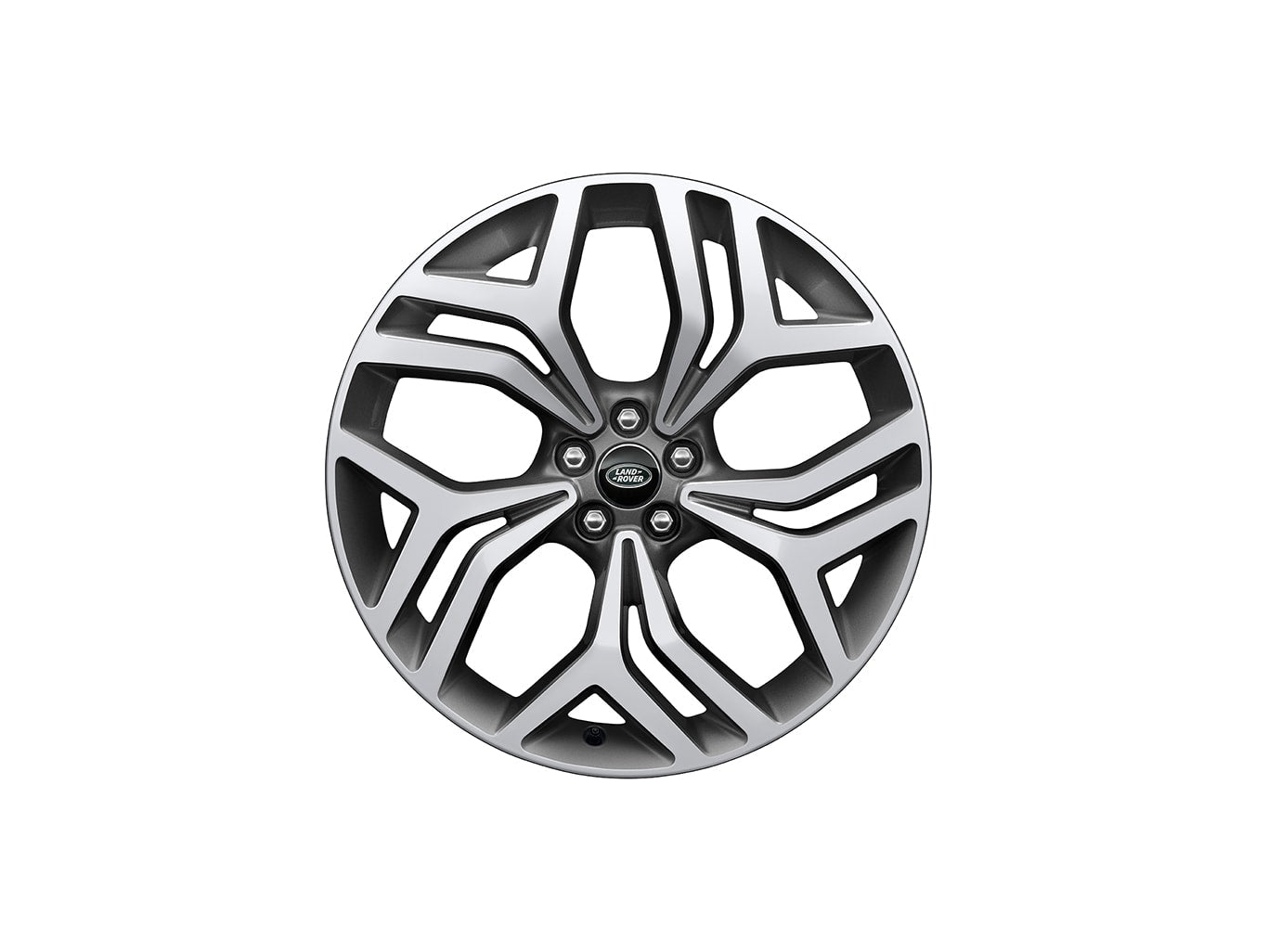 Range Rover Velar 21" 5 Split Spoke Style 5047 Alloy Wheel Diamond Turned Finish