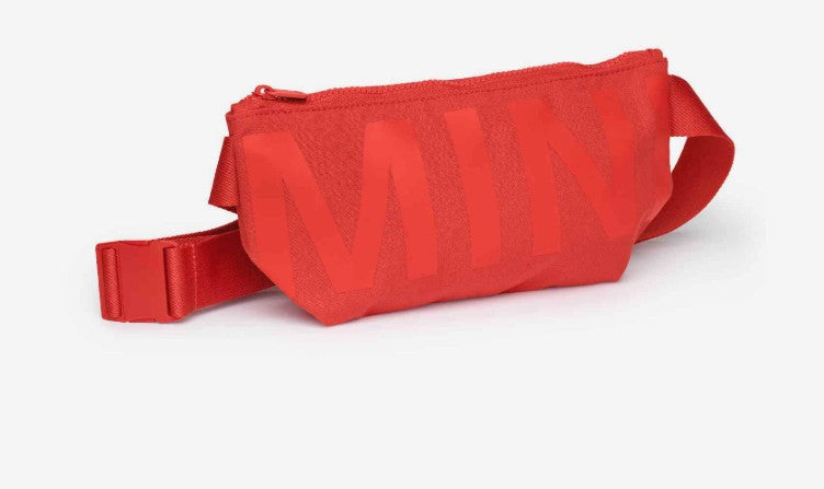 MINI genuine Wordmark Cross Body Bag Rebel Red