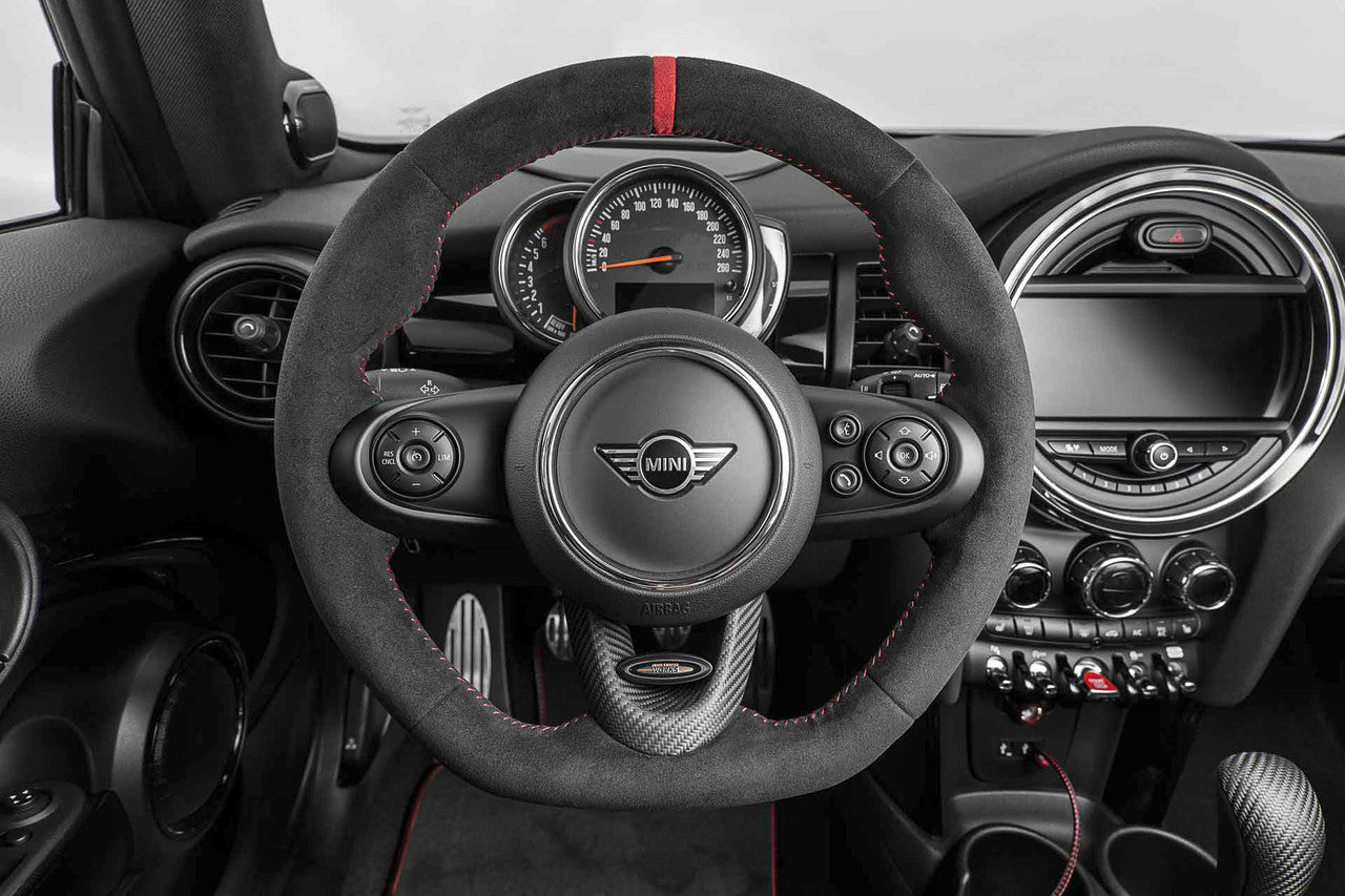 MINI genuine JCW Alcantara Steering Wheel, Switches, Gear Lever & Handbrake Grip kit