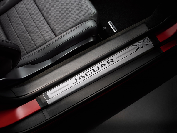 Jaguar F-Type Sill Treadplates - Union Jack
