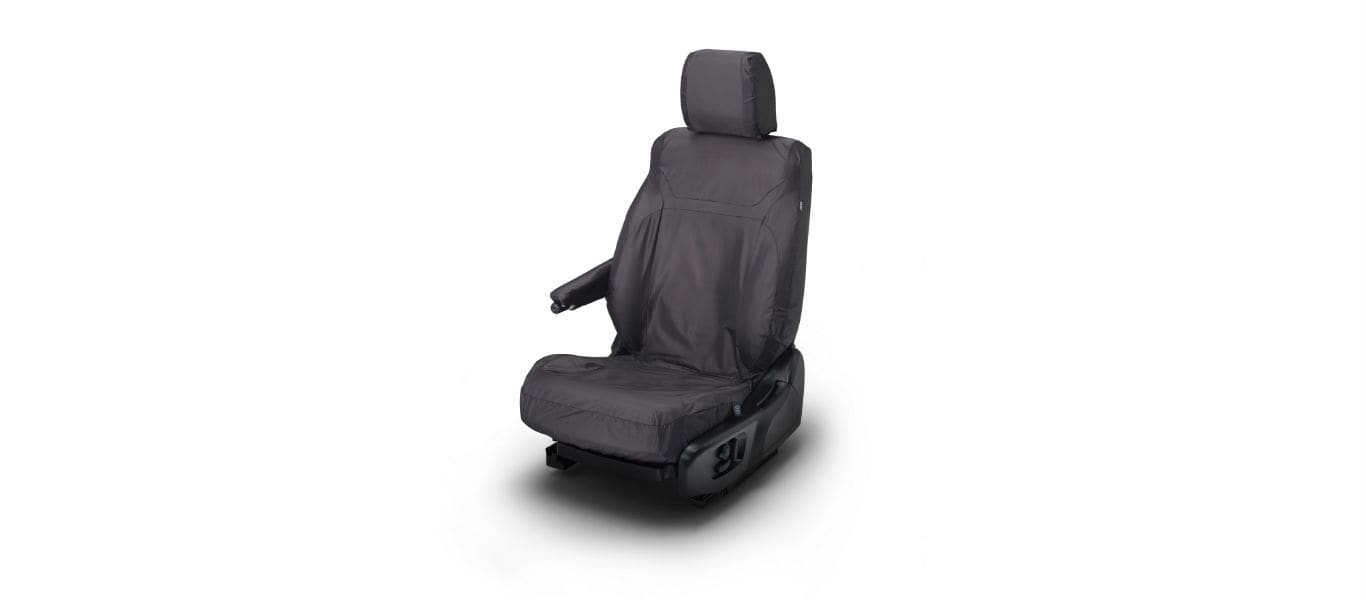 Land Rover Discovery 5 Protective Seat Covers Front - Ebony