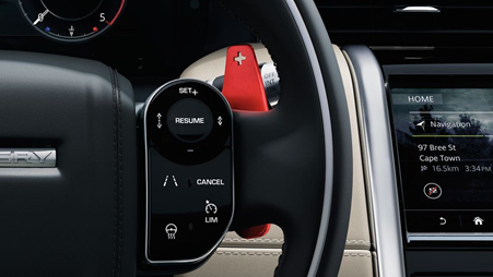 Land Rover Gear Shift Paddles - Aluminium Red