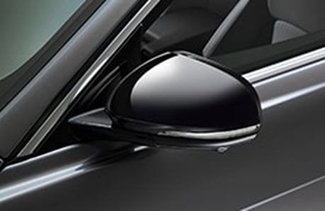 Jaguar XE XF Mirror Cover Set - Gloss Black