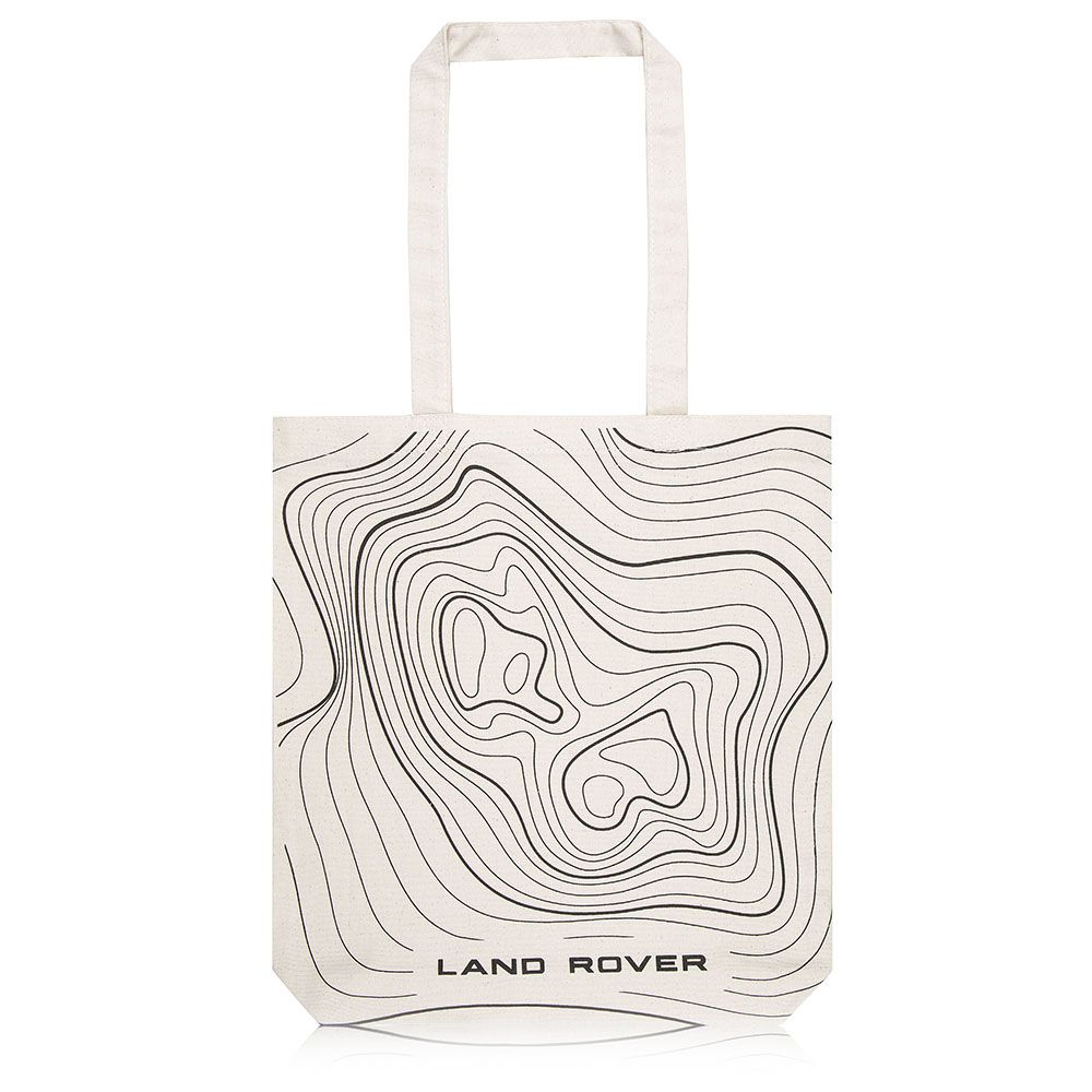 Land Rover Relief Map Tote Bag