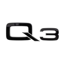 Audi Black Q3 Badge