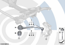 Genuine BMW Trailing Arm Kit Left 1 Series 2 Series 3 Series 4 Series