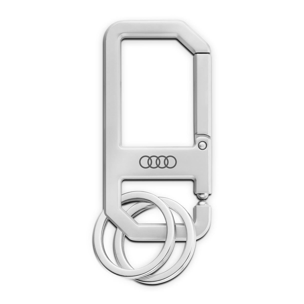 Audi Keyring Carabiner Silver