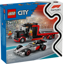 Lego City Audi F1® gr/red/bl with F1® D. Truck bl