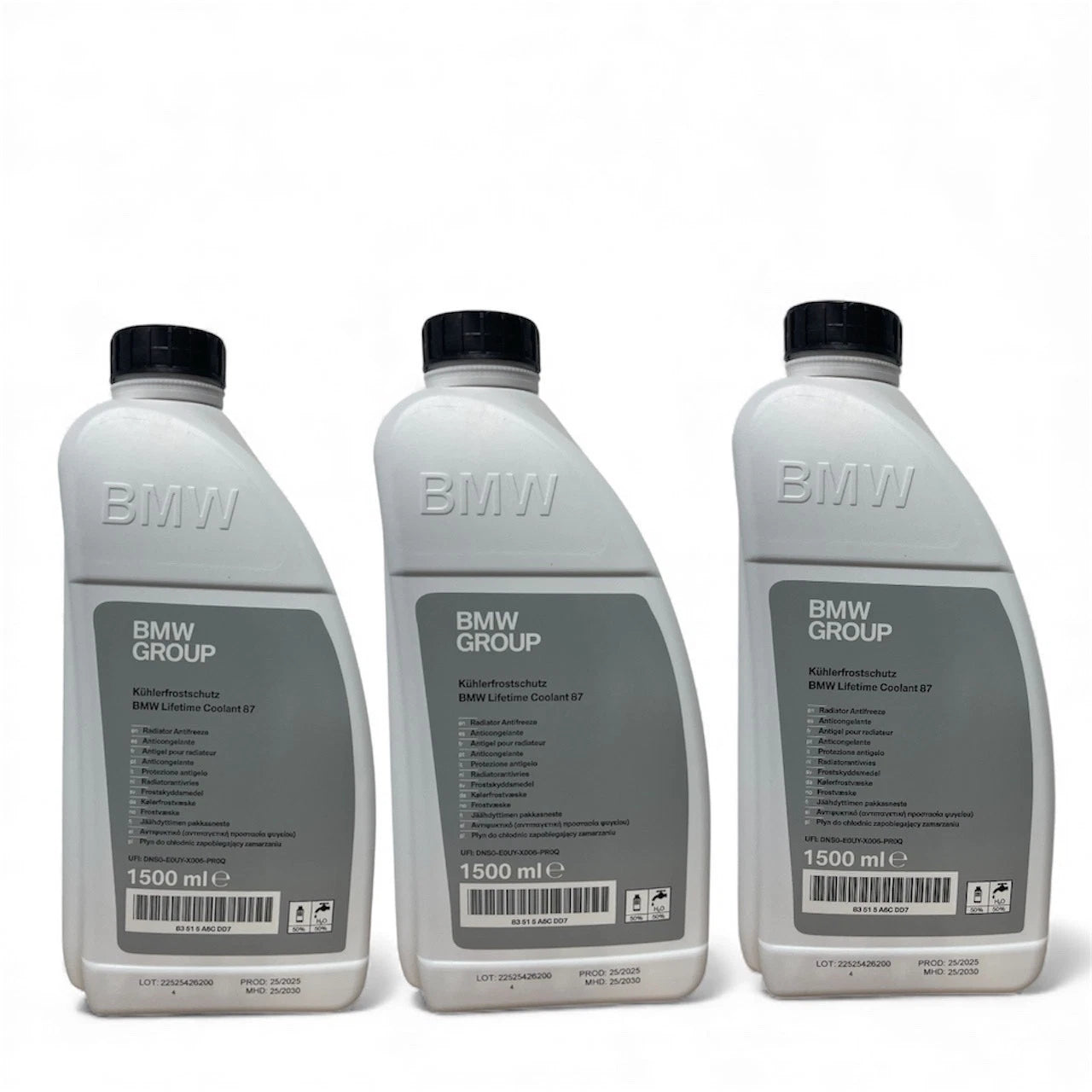 Genuine BMW Coolant Concentrate 1500ml per Bottle (Blue / Green) (1,2,3,Full Box of 8)