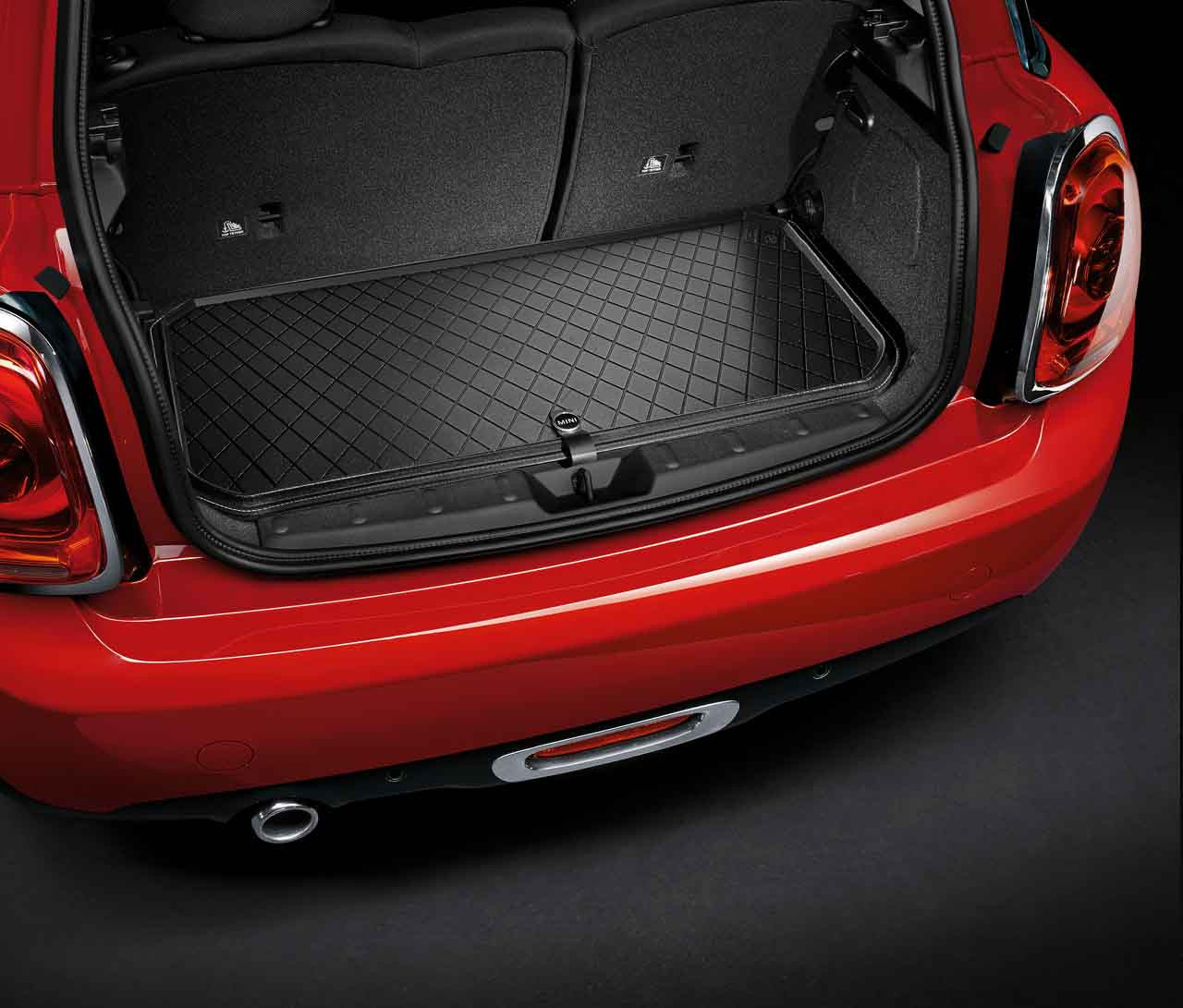 MINI  Genuine Boot Mat Fitted Luggage Compartment Mat Essential Black 3 door hatch F56