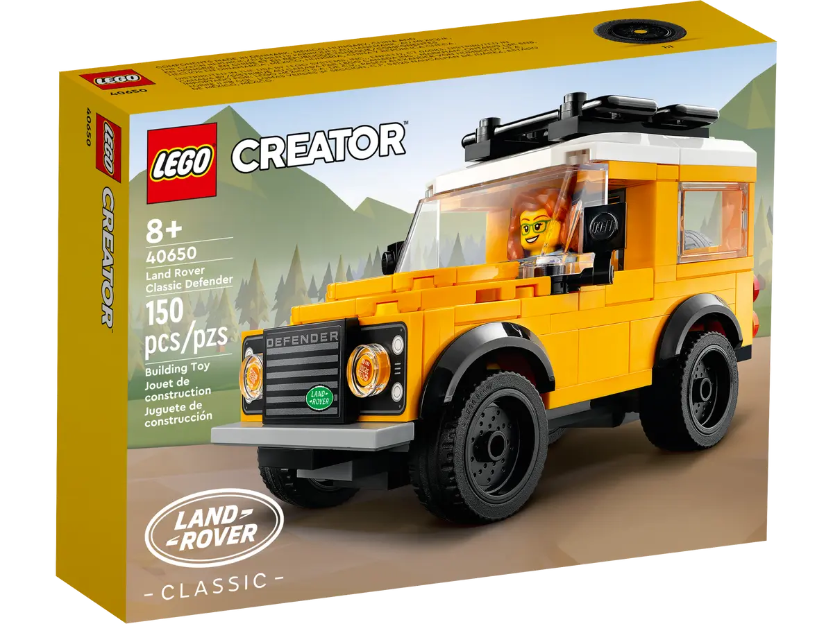 Land Rover Classic Defender Lego - Yellow