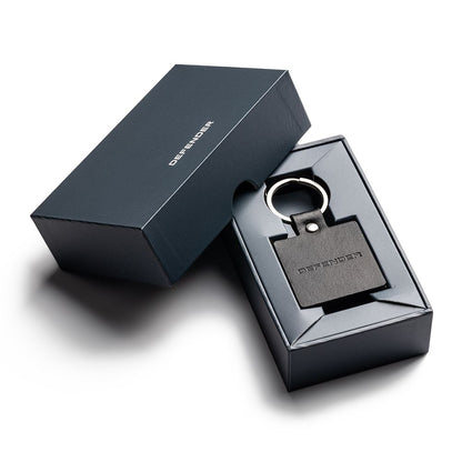 Land Rover Defender Square Leather Key ring