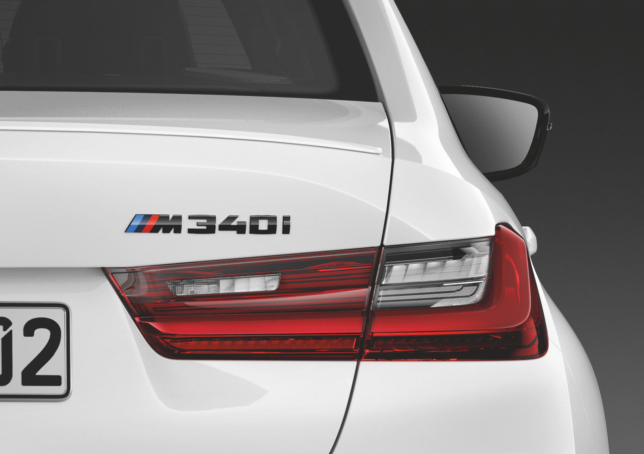 Bmw Lettering BMW M340I Car Lettering Emblem Badge Logo Black Painted – Stratstone Shop