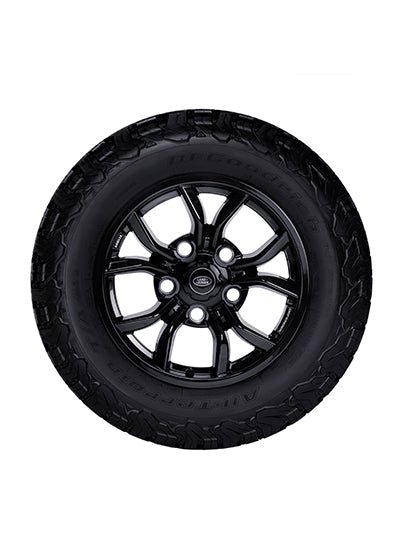 Land Rover Defender Classic Bowler Wheel Gloss Black - WHEEL ONLY!