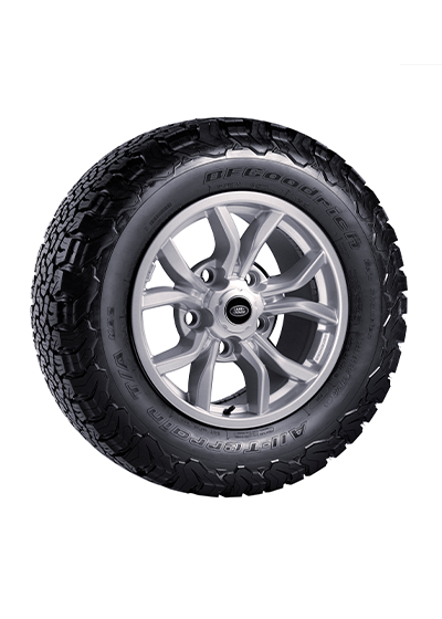 Land Rover Defender Classic Bowler Wheel  Silver - WHEEL ONLY!