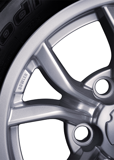 Land Rover Defender Classic Bowler Wheel  Silver - WHEEL ONLY!