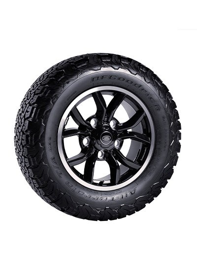 Land Rover Defender Classic Bowler Wheel Gloss Black Machine Finished - WHEEL ONLY!