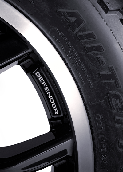 Land Rover Defender Classic Bowler Wheel Gloss Black Machine Finished - WHEEL ONLY!