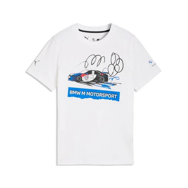Genuine BMW M Motorsport Kids Sportswear Car Graphic Tee