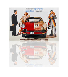 Porsche Classic Enamel Sign – ‘Elegante sportiva’