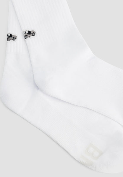 BMW Socks Z1 Pixel Patch (White)
